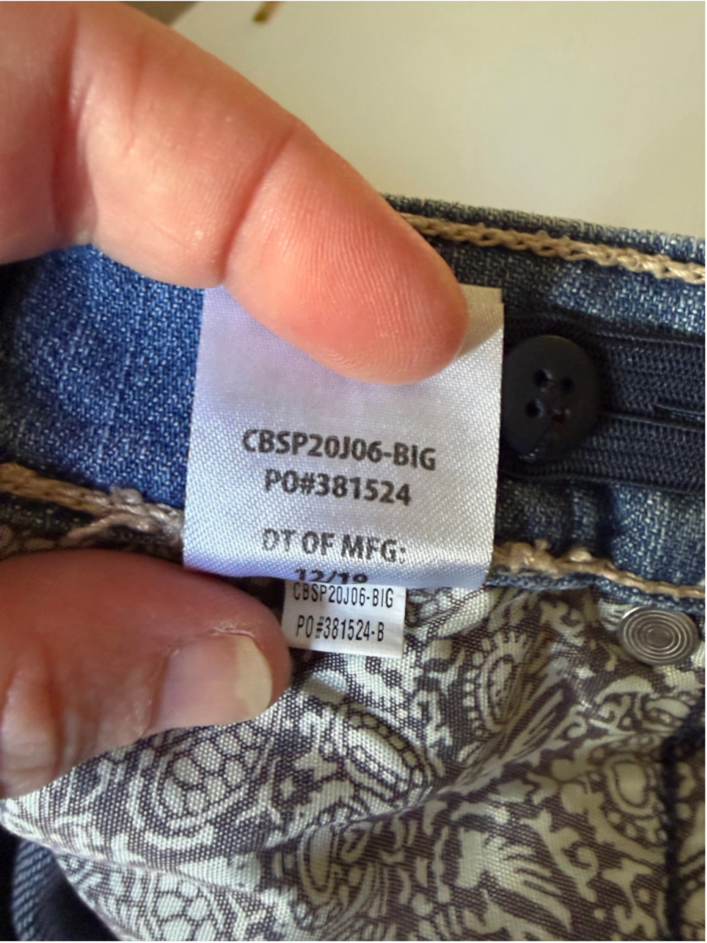 Childrens Cody James Straight Leg Jeans, size 10 - Picture 10 of 11